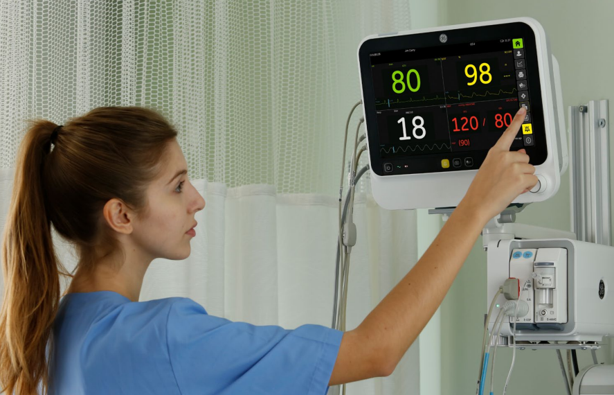 monitor da GE Healthcare na uti