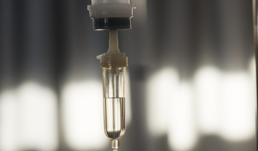 imagem próxima de câmara de gotejamento