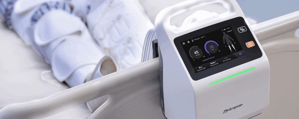 Como a compressão pneumática ajuda na prevenção da trombose venosa profunda